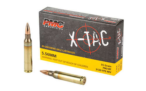 Ammunition PMC Ammunition XTAC 223Rem|5.56NATO PMC XTAC 556NATO 55GR FMJBT 20/1000